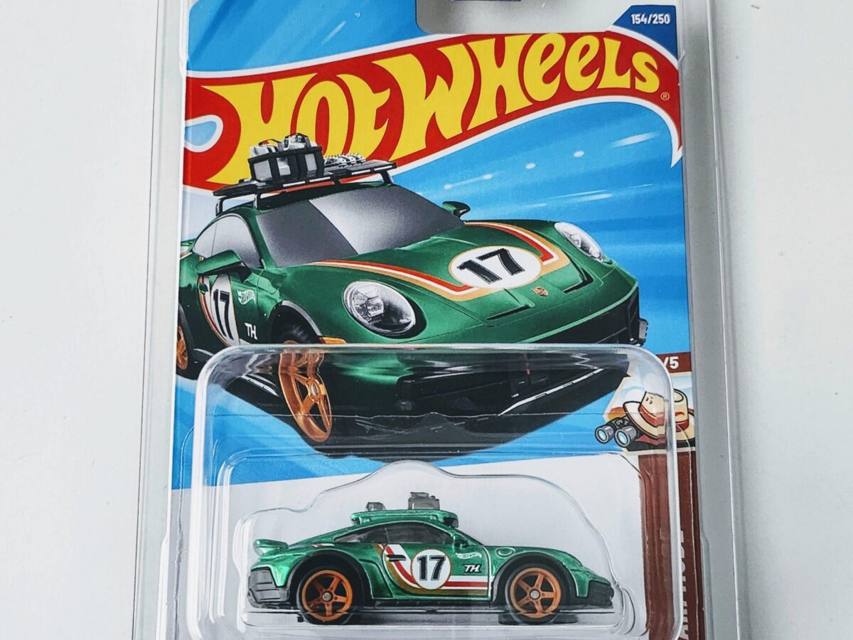Hot wheels 2025 Safari Mode - Porsche 911 Rallye green (Case G