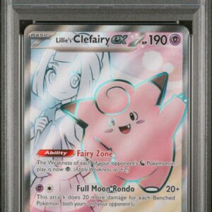 Pokemon Journey Together EN 173 Lilies Clefairy EX Ultra Rare graded PSA 9 authenticated