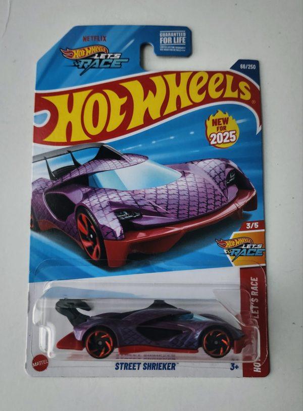 Hot wheels 2025 Hot Wheels Let's Race  3 of 5 Street Shrieker purple HYW20