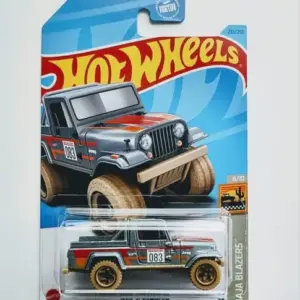 Hot Wheels 2023 Baja Blazers 8 of 10 Jeep Scrambler gray HKG78