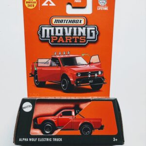 Matchbox 2025 Moving Parts Alpha Wolf Electric Truck red JBW64
