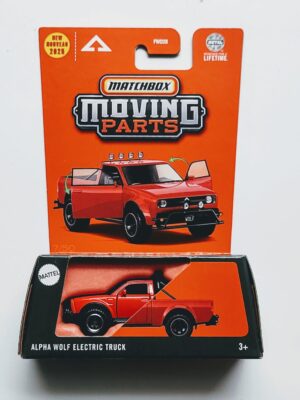 Matchbox 2025 Moving Parts Alpha Wolf Electric Truck red JBW64