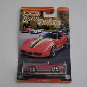 Matchbox 2022 Local Cruisers 12 of 12 Chevy Corvette T Top red HFJ47