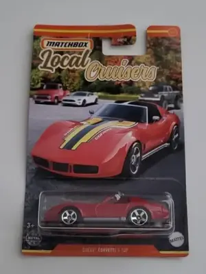 Matchbox 2022 Local Cruisers 12 of 12 Chevy Corvette T Top red HFJ47