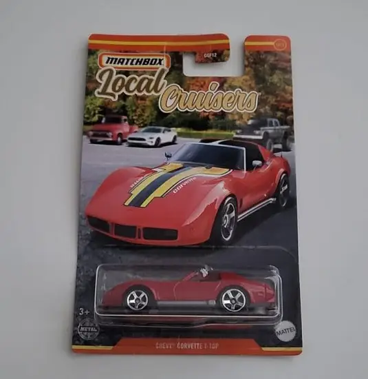 Matchbox 2022 Local Cruisers 12 of 12 Chevy Corvette T Top red HFJ47