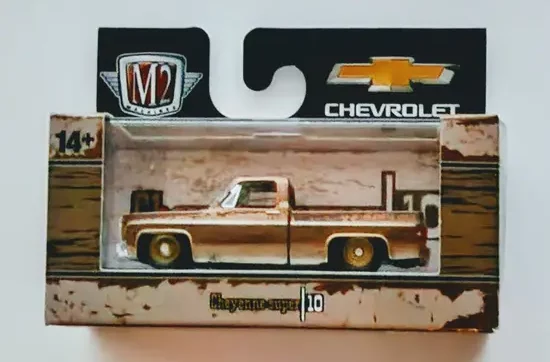 M2 Machines Auto-Thentics Series release 88 Rusty 1973 Chevrolet Cheyenne Super 10