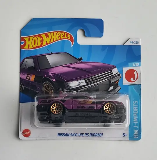 Hot wheels 2024 HW J-imports 1 of 10 Nissan Skyline RS KDR30 purple HTC40 short card