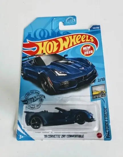 Hot Wheels 2020 Factory Fresh 2019 Corvette ZR1 Convertible (blue) GHF01