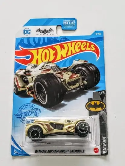 Hot Wheels 2021 Batman 1 of 5 Batman Arkham Knight Batmobile Brown Camouflage