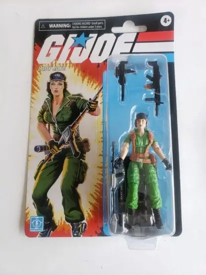 Hasbro 2021 GI Joe Retro Collection 3.75 Action Figure (Walmart Exclusive) Lady Jaye