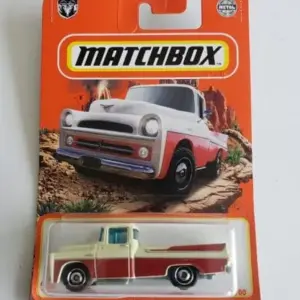 Matchbox 2021 MBX off Road 2 of 100 - 1957 Dodge Sweptside Pickup red GVX22