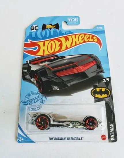 Hot Wheels 2021 Batman 2 of 5 The Batman Batmobile (Chrome) GTB55