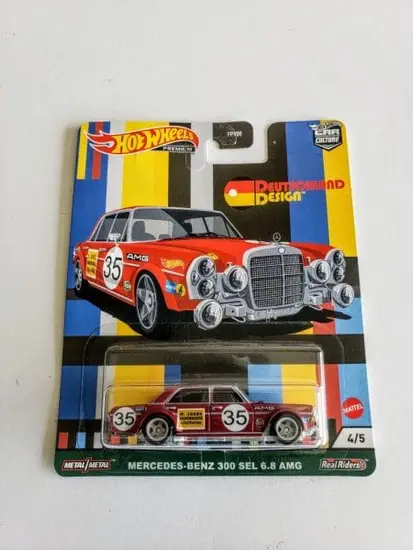 Hot Wheels 2021 Car Culture  Deutschland Design  4 of 5 Mercedes Benz 300 SEL 6.8 AMG GRJ73