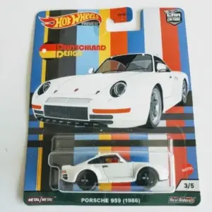 Hot Wheels 2021 Car Culture Deutschland Design 3 of 5 Porsche 959 (1986) white GRJ70