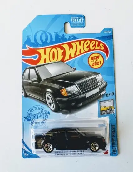 Hot Wheels 2021 Factory Fresh Mercedes-Benz 500 E (Black) GRX59