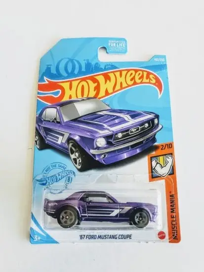 Hot Wheels 2021 Muscle Mania 1967 Ford Mustang Coupe Purple GTB45