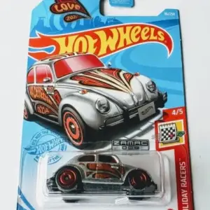 Hot Wheels 2021 Holiday Racers Volkswagen Beetle Zamac GTD22
