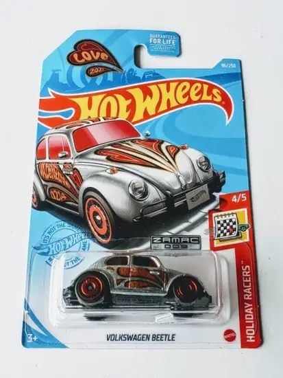 Hot Wheels 2021 Holiday Racers Volkswagen Beetle Zamac GTD22