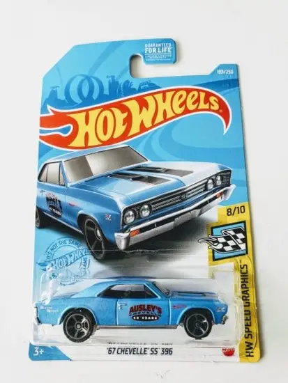 Hot Wheels 2021 HW Speed Graphics 1967 Chevelle  SS 396 Blue