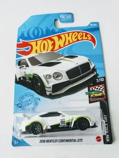Hot Wheels 2021 HW Race Day 2018 Bentley Continental GT3 (White) GTC29
