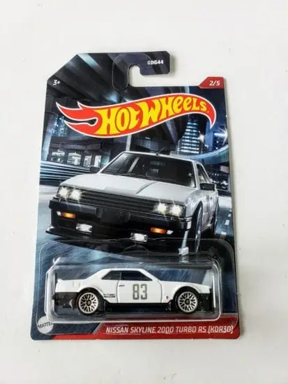 Hot Wheels 2021 Cult Racers 2 of 5 Nissan Skyline 2000 Turbo RS (KDR30) white GRP19
