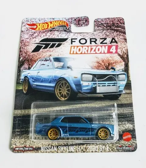 Hot Wheels 2021 Replica Entertainment Forza Horizon 4 Nissan Skyline H/T 2000 GTX GRL69