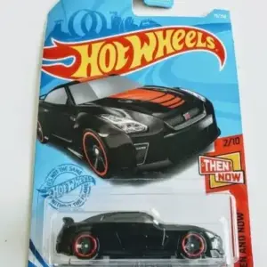 Hot Wheels 2021 Then and Now 2 of 10 2017 Nissan Skyline GT-R (R35) Black Kroger exclusive GTD41