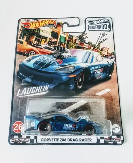 Hot Wheels 2021 Boulevard Mix 2 - 26 of 30 Corvette Z06 Drag Racer GRL96