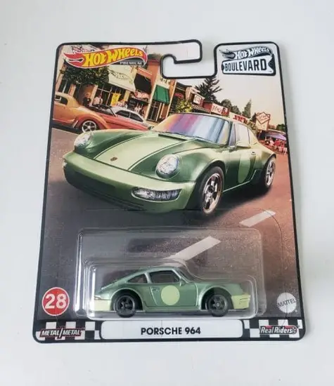 Hot Wheels 2021 Boulevard Mix 2 - 28 of 30 Porsche 964 green GRM10
