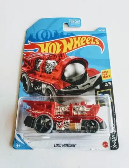 Hot Wheels 2021 X-Raycers Loco Motorin Red GTC48