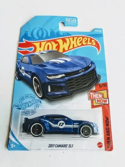 Hot Wheels 2021 Then and Now 2017 Camaro ZL1 Blue GTB32