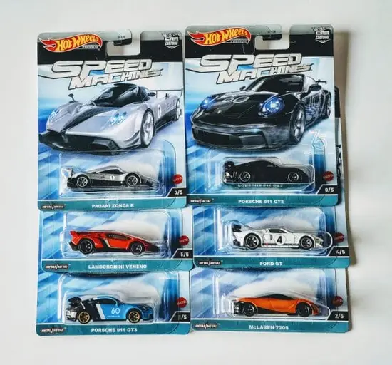 Hot Wheels 2023 Car Culture Speed Machines Complete set w/chase FPY86 959A