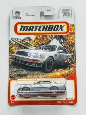 Matchbox 2023 - 93 of 100 MBX Highway 1994 Lexus LS400 grey 70th special edition HKW84
