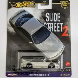 Hot wheels Gold Premium 2024 Car Culture Slide street FPY86-959H - 4 of 5 Nissan 240SX (S14) gray HKC83