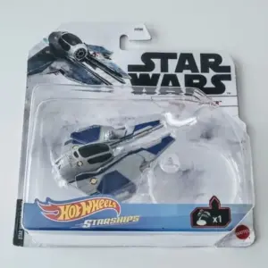 Hot Wheels 2021 Star Wars Starships Clone Wars  Obi-Wan Jedi Starship Eta-2-Actis GWV35