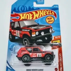 Hot Wheels 2021 HW Hot Trucks 10 of 10 Range Rover Classic Red GRX34