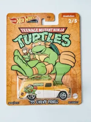 Hot Wheels 2022 Pop Culture Mix Teenage Mutant Ninja Turtles 2 of 5 - Chevy Panel HCN88