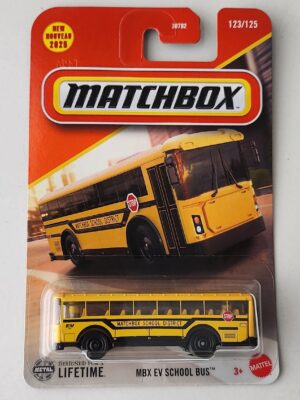 Matchbox 2025 - MBX EV School  Bus yellow JBN74