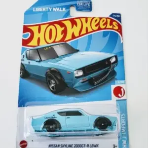 Hot Wheels 2022 HW J-Imports 8 of 10 Nissan Skyline 2000GT-R LBWK blue HCW32
