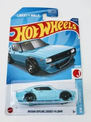 236d6d0f-5425.webp Hot Wheels 2022 HW J-Imports 8 of 10 - Nissan Skyline 2000GT-R LBWK blue HCW32