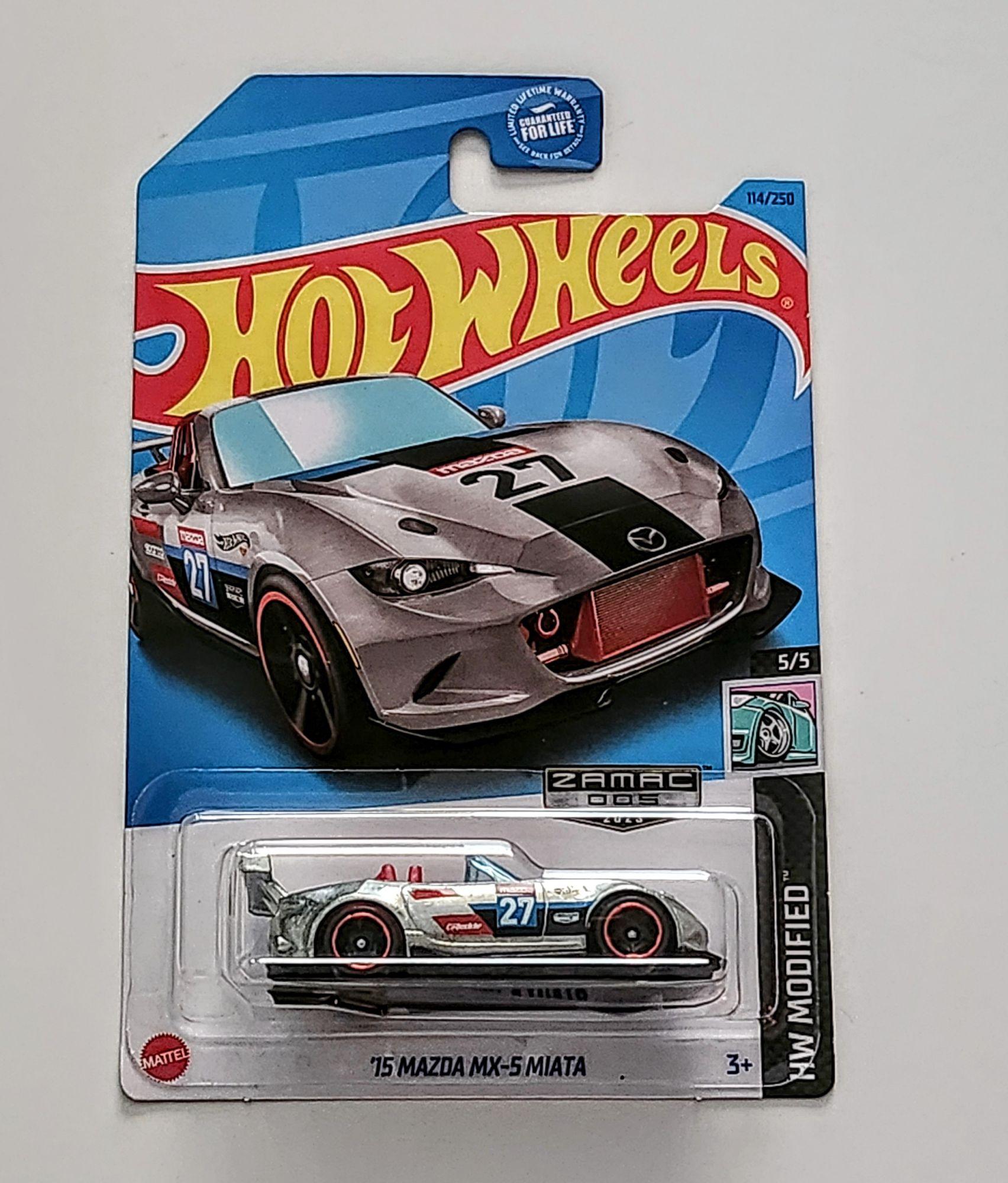 Hot wheels 2023 Zamac 5 of 16 - 2015 Mazda Mx-5 Miata HKL27 - JTC