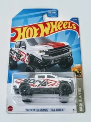 24743f29-7068.webp Hot Wheels 2022 Baja Blazers 7 of 10 - 2019 Chevy Silverado Trail Boss LT White Borla Performance