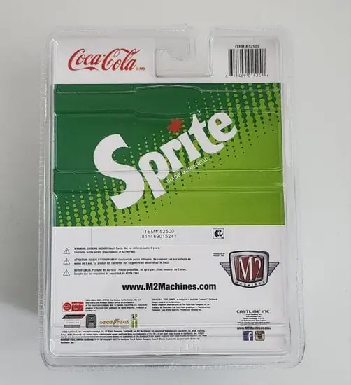 M2 Machines 2023 Coca-Cola series 52500 release A30 - Sprite 1971 Dodge Challenger Funny Car 23-12 (Chase limited to 750)