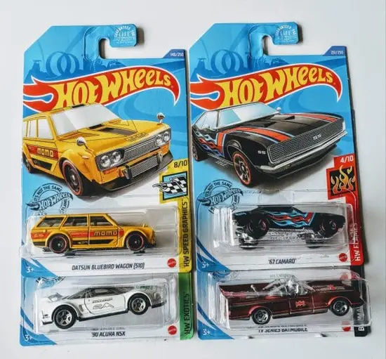 Hot Wheels 2020 Case N Kroger Exclusives  Set of 4