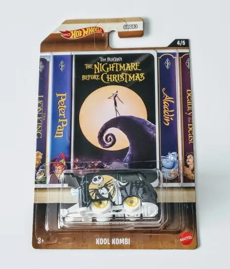 Hot Wheels 2022 Disney Classic Movie Series 4 of 5 Kool Kombi Black HDG58