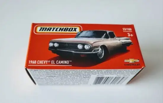 Matchbox 2022 Power  Grabs MBX Highway 1960 Chevrolet El Camino HFT82