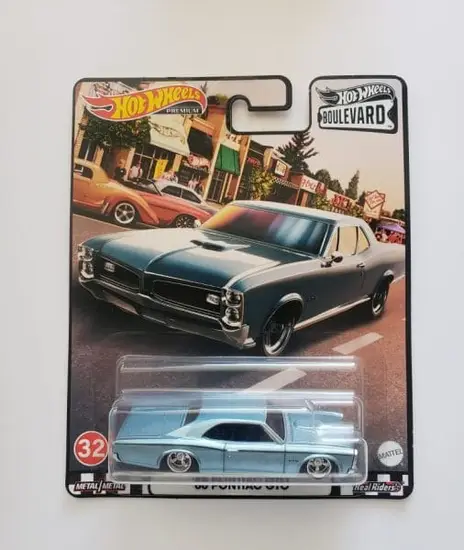 Hot Wheels 2021 Car Culture Boulevard Mix G 32 of 35 1966 Pontiac GTO Blue GRM02