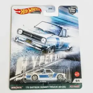 Hot Wheels 2021 Car Culture Hyper Haulers 5 of 5 1975 Datsun Sunny Truck B120 GRJ87