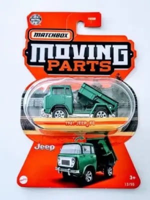 Matchbox 2022 Moving Parts 13 of 50 1961 Jeep FC green HFM45
