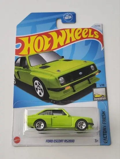 Hot wheels 2024 Factory Fresh 1 of 10 Ford Escort RS2000 green